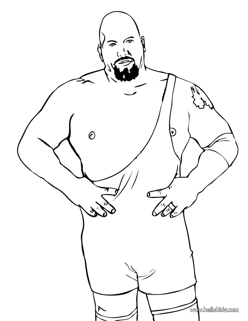 Wrestler Coloring Pages To Print 3